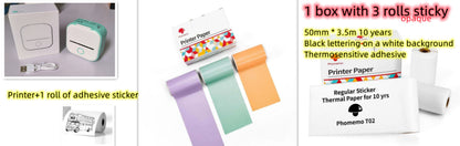 Portable Mini Bluetooth Thermal Label Printer