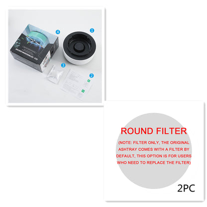 Air Purifying Ashtray with Odor Elimination