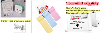 Portable Mini Bluetooth Thermal Label Printer