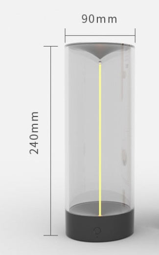 Cylindrical product with dimensions labeled on a white background