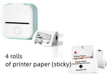 Portable Mini Bluetooth Thermal Label Printer