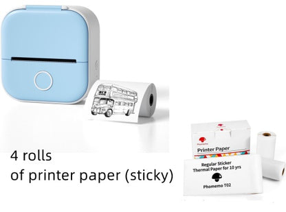 Portable Mini Bluetooth Thermal Label Printer