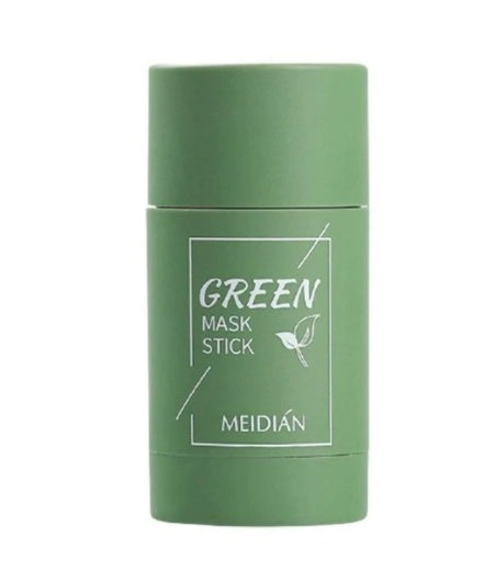 Green mask stick with 'MEIDIÑAN' branding on a white background
