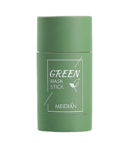 Green mask stick with 'MEIDIÑAN' branding on a white background
