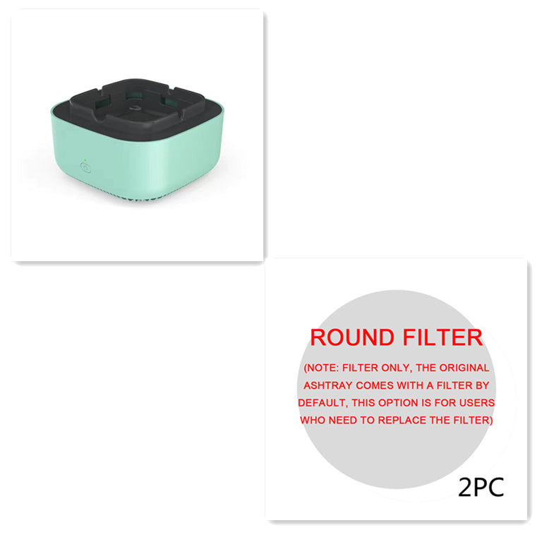 Air Purifying Ashtray with Odor Elimination