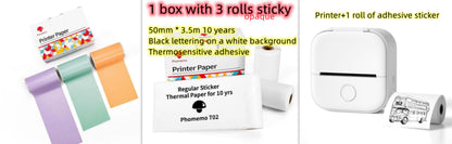 Portable Mini Bluetooth Thermal Label Printer